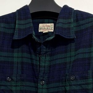 J Crew Classic Fit Midweight Blackwatch Flannel - Large